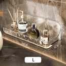 Prateleira Transparente Para Banheiro Sem Furos