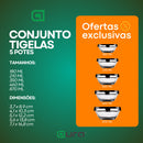 Conjunto 10 Peças de Potes de Vidro com Tampa - LEVE 10 PAGUE 5